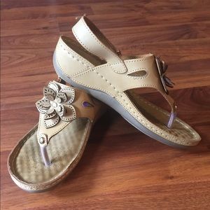 New Tan Leather Sandals